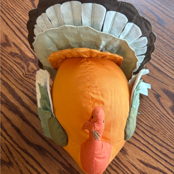Thanksgiving Turkey Table Hallmark Decoration Plush Centerpiece Harvest - Picture 3 of 9